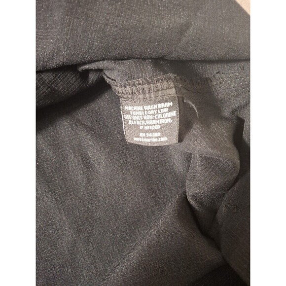 Black Tip Shirt Men's XL Short Sleeve Button Up Large Embroidered Bull Dolphin - Picture 6 of 7